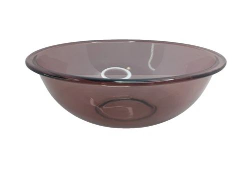 PYREX Cranberry 4L Mixing Glass Bowl Large Model #326 Vintage Visions Line