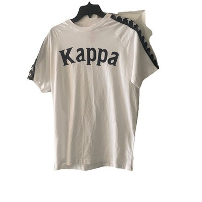 Kappa 222 Banda Balima T Shirt Size L white good condition