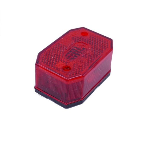 2 X Aspöck Flexipoint 1 Begrenzungsleuchte Rot Mit RüCkstrahler 12V FüR AnhäNger-image