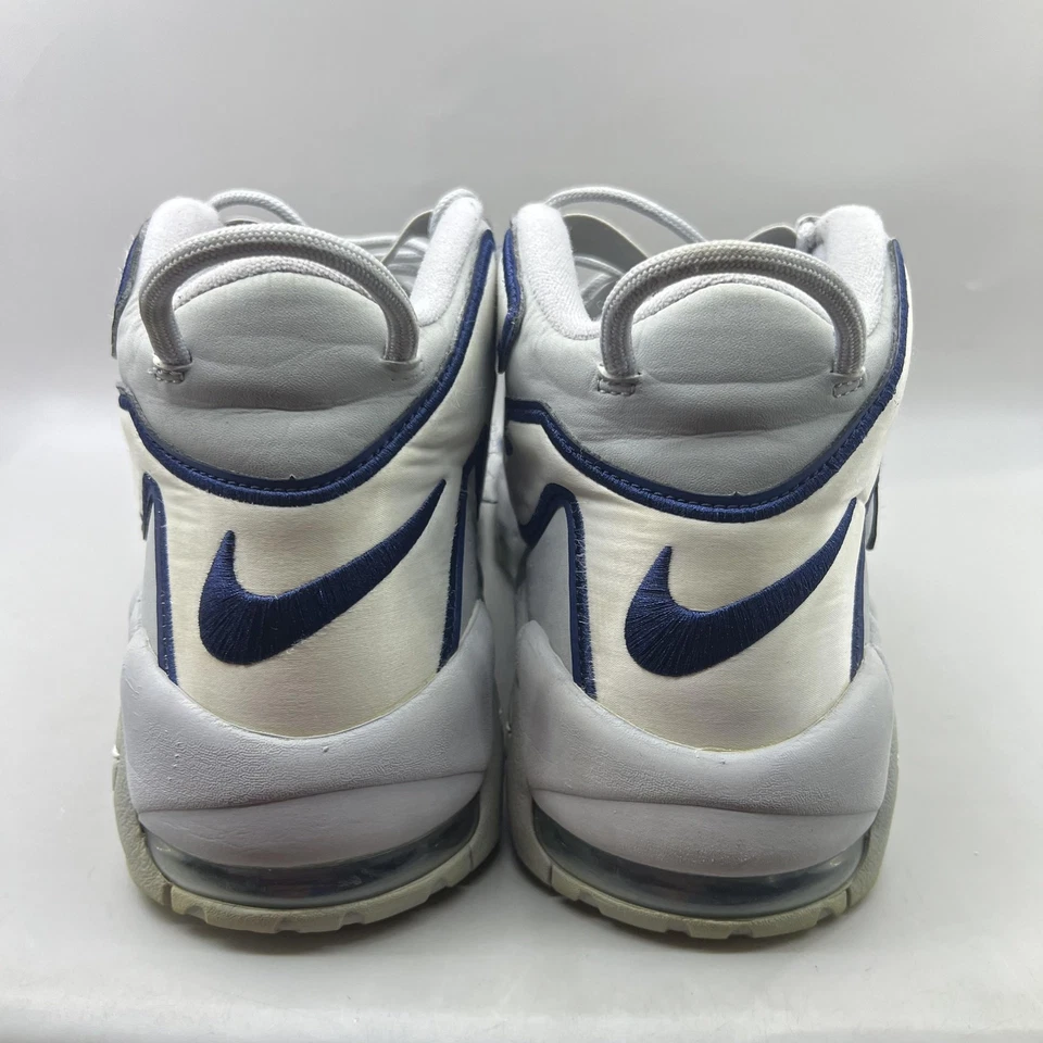 Nike Air More Uptempo QS NYC Sneakers Men Size 14 Gray Basketball Mid Top Shoes - Image 4 of 4