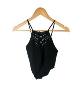 Intimately Free People Seamless Bodysuit Black Sz M/L Medium Large