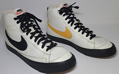 Men's Nike Blazer Mid 77 White Black Yellow Chris Medina Size 10.5 Rare
