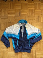 ASICS Vintage Trainingsjacke Blau Gr. XL 50 S...