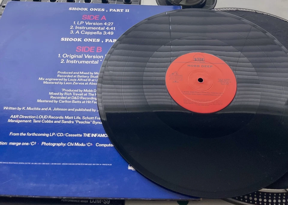 Mobb Deep – Shook Ones Part II OG 1995 Press 12" In Picture Cover VG/VG+ - Image 3 of 3