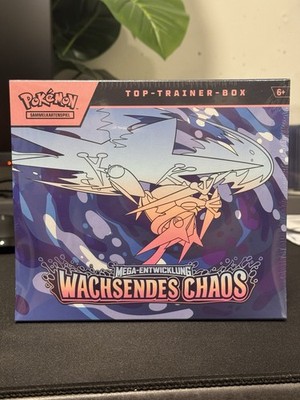 Pokémon Tcg Wachsendes Chaos Top Trainer Box Neu/OVP Sealed Deutsch