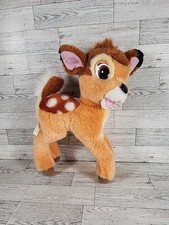 Bambi Plush Vintage Disney 14" Stuffed Animal Mattel 1992 Standing Bendable Legs