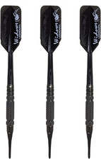 Black Widow 20g Tungsten Darts with Knurled Barrel - Soft Tip Precision