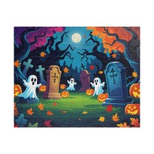 Spooky Halloween Jigsaw Puzzle, 110Pcs Puzzles for all Ages, Perfect Puzzle Gift
