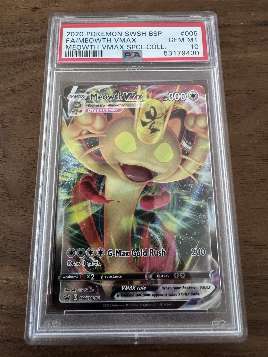 Meowth VMAX Pokémon TCG Cards for sale | eBay