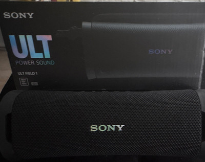 Sony ULT FIELD 1 tragbarer Bluetooth-Lautsprecher mit USB-C, Schwarz