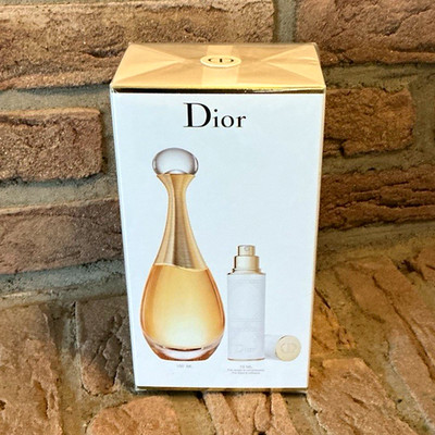 Set Dior J'adore Eau de Parfum Spray 100 ml + 10ml nachfüllbares Travel Spray