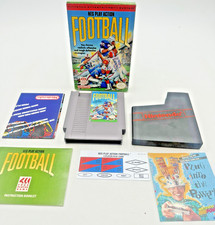 1990 NES Play Action Football Nintendo Complete in Box Great Cond. Poster RARE