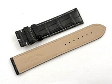 Armbanduhr -band Franck Muller Original- Alligator Black 22/20mm L.Handmade