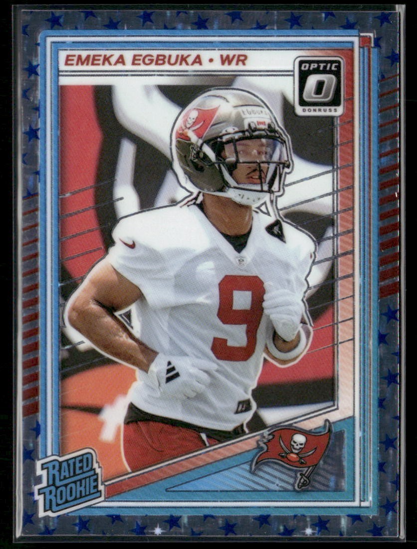 2025 Panini Donruss Optic - Rated Rookie Emeka Egbuka #265 Stars Prizm (RC)