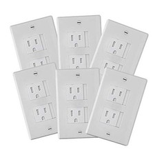 6-Pack Self-closing 2 Screw Decora Outlet Covers- An Alternative To Wall