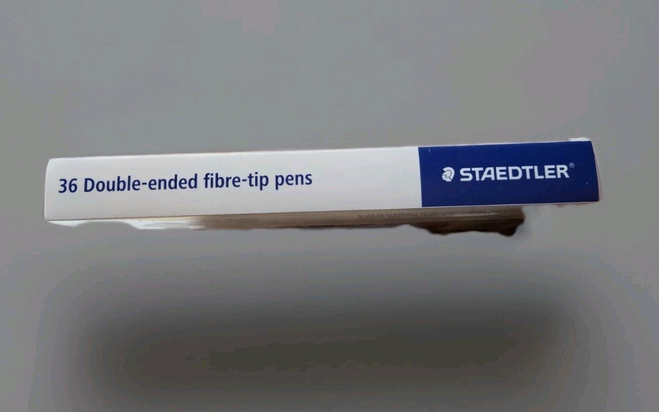 STAEDTLER 36 DOUBLE ENDED FIBRE TIP PENS-3.0MM-0.5-0.8MM-DRAW-WRITE-PAINT-NEW