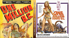 ONE MILLION B.C.   Double Feature  Bonus Program - Blu Ray BD-R 