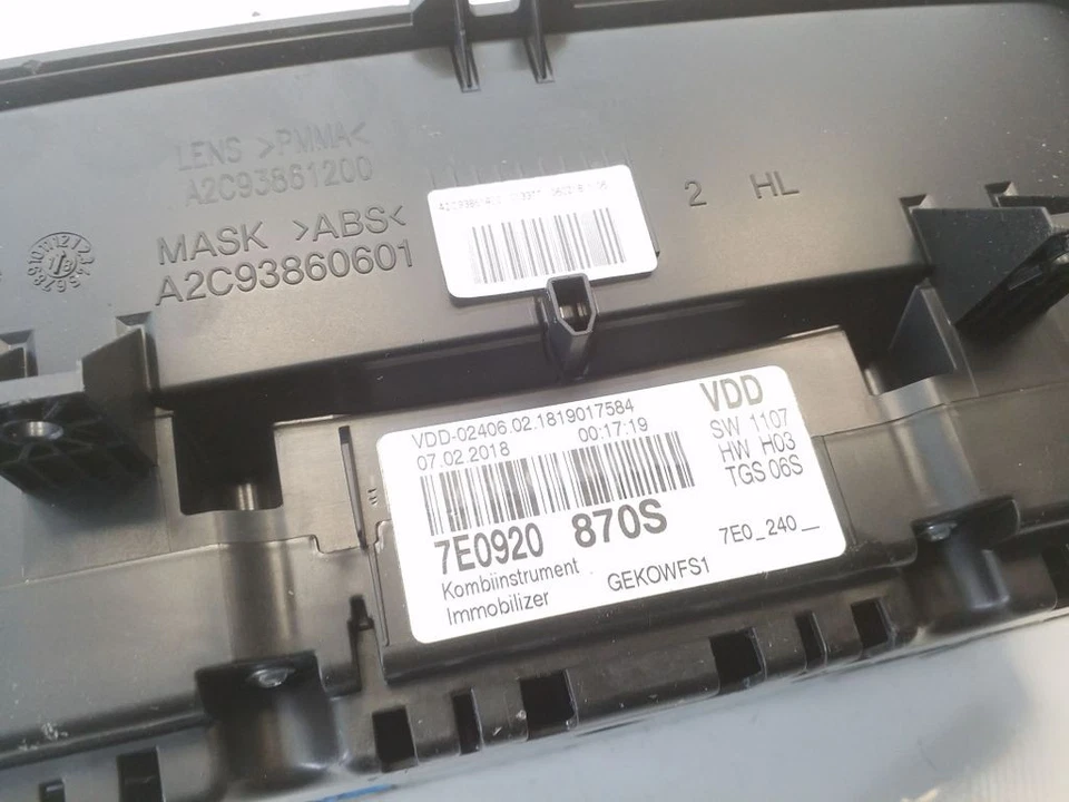 Volkswagen Transporter - Caravelle T6 velocímetro cabina BOS119593 Foto 3 de 3