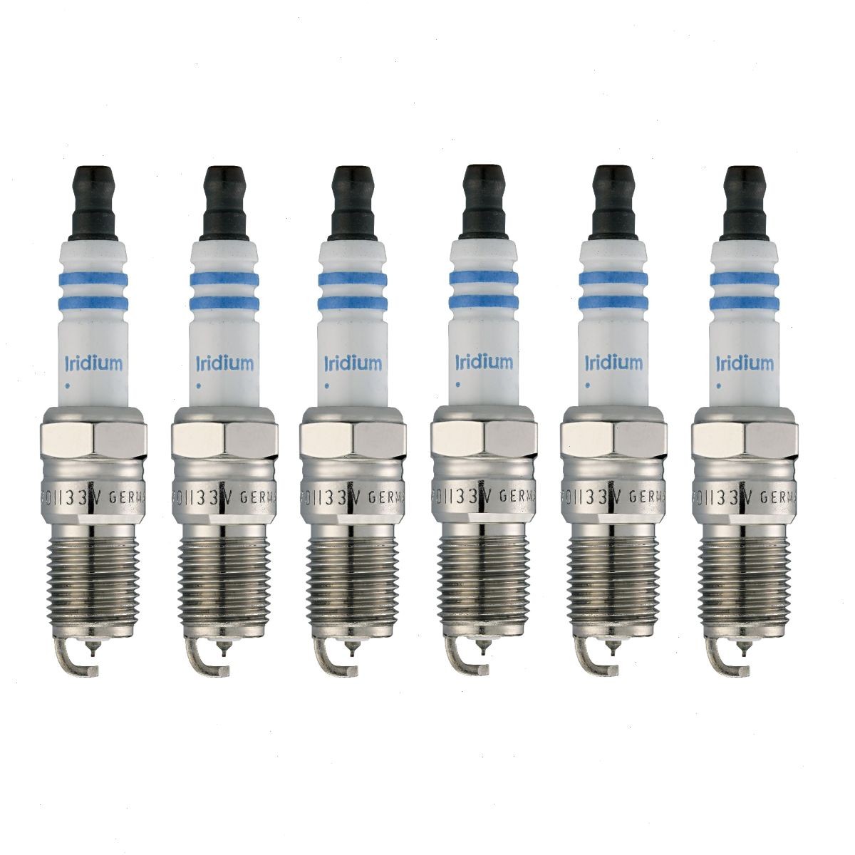 6 pc Bosch Double Iridium Spark Plugs for 1992-1994 Mercury Topaz 3.0L V6 kf