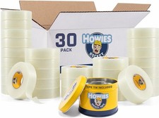 Clear Hockey Tape - 30-Pack Bulk Case, Shin  Sock Tape