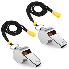 Whistle, Whistle for Coaches, Teachers, Stainless Steel 2 PCS