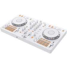 Pioneer DJ DDJ-FLX4 2-deck rekordbox and Serato DJ Controller - White