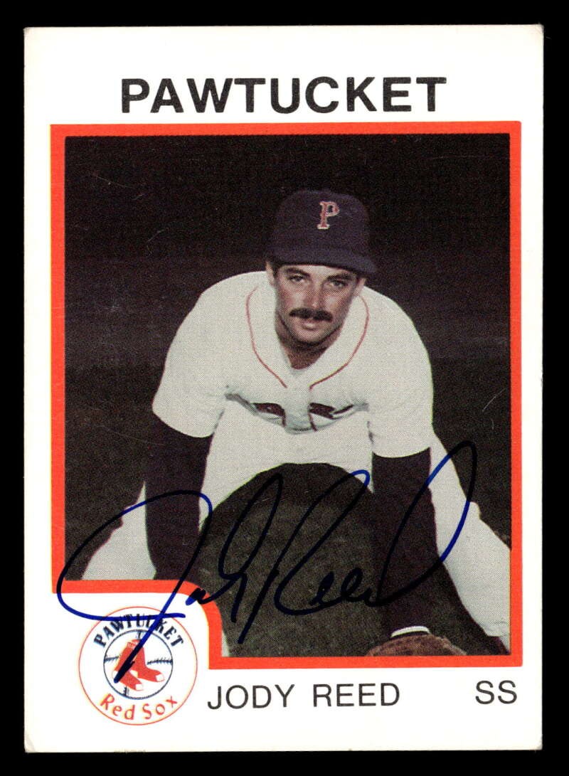 1987 ProCards Jody Reed 56 Pawtucket Red Sox Signed/Auto UZ625
