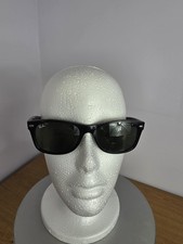Ray-Ban Rectangle Sunglasses Black Plastic Full Rim Frames