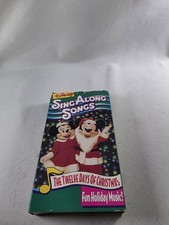 Disney's Sing Along Songs - 12 Days of Christmas Vintage VHS Mickey Mouse
