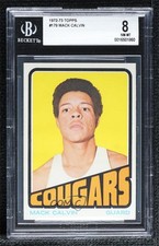 1972-73 Topps Mack Calvin #179 BGS 8 0q3