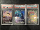 Pokemon 2023 MEW EN-151 Charizard ex PSA 9/Blastoise ex PSA 8/Venusaur ex PSA 9