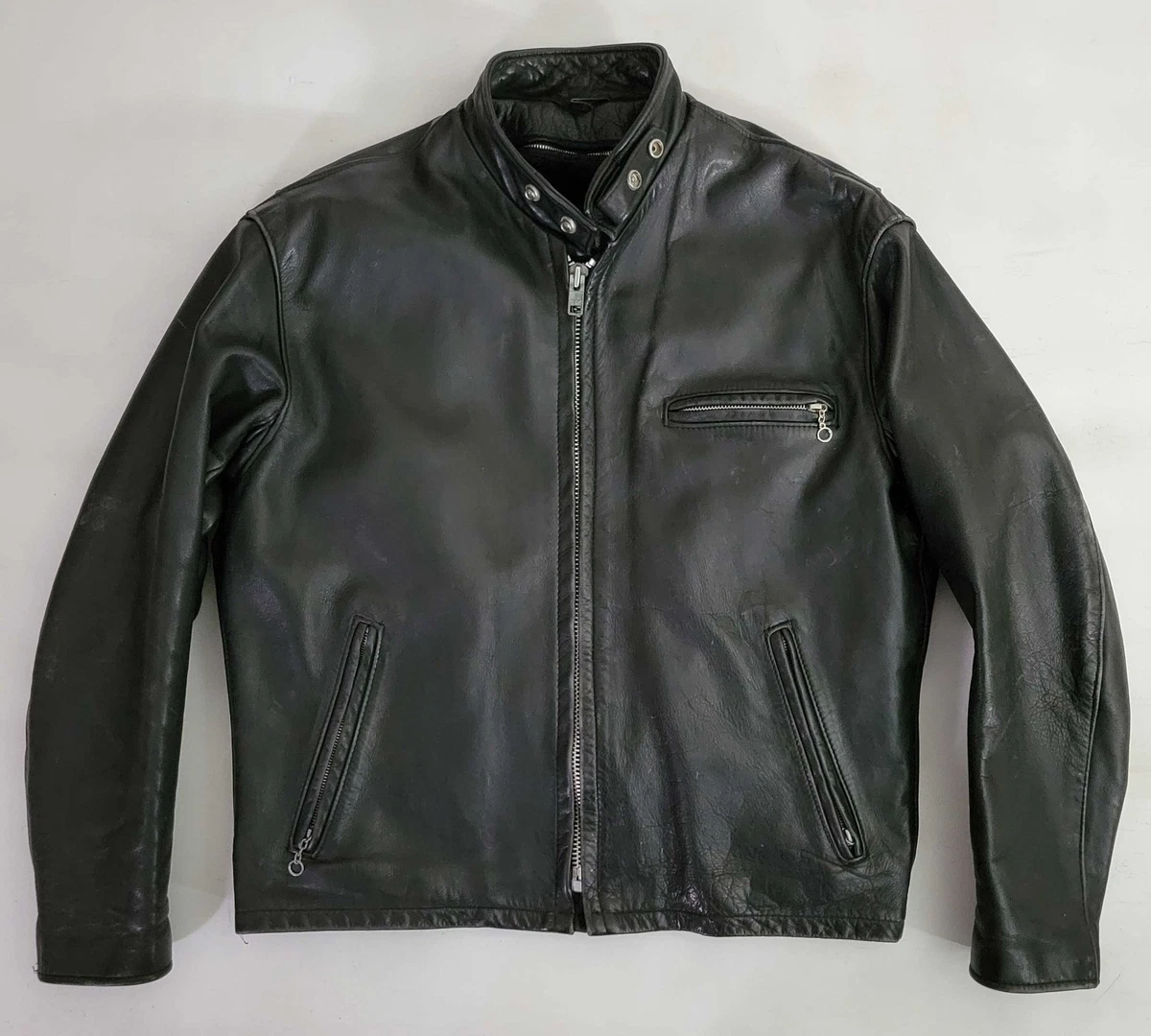 Schott Cafe Racer Jacket In Men's Coats & Jackets for sale | eBay