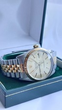 Rolex Datejust 16013 Jubilee Bracelet Two Tone Great Condition Service Sticker