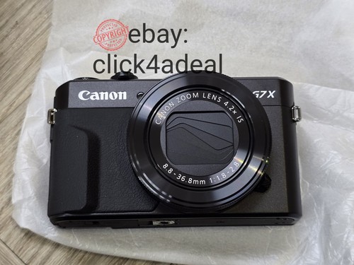 Canon PowerShot G7x Mark II 20.1MP Digitalkamera & Vlogging Kit mit Stativ Neu