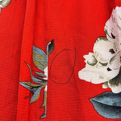 Vestido Merokeety Nuevo con Etiquetas Rojo Hawaiano Floral Sin Mangas Acampanado Midi Talla L Ligero - Imagen 12 de 14