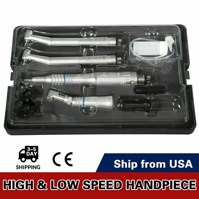 Dental NSK Style PANA MAX 2 High & 1 Low Speed Handpiece Kit 4 Holes