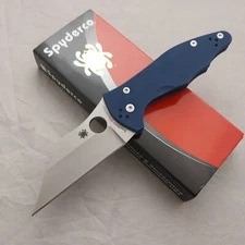 Spyderco YoJimbo 2 Cobalt Blue G10 Folding CPM-SPY27 Pocket Knife 85GPCBL2