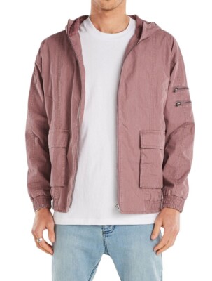 zanerobe box hood jacket pigment mauve 500 ris Size:XXL