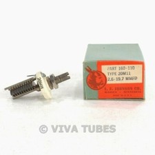 NOS NIB E.F. Johnson 20M11/Cat 160-110 Air Variable Capacitor 2.6-19.7 uF MFD