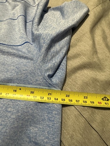 Herren Under Armour Golf Poloshirt gestreift blau Größe L - Bild 12 von 13