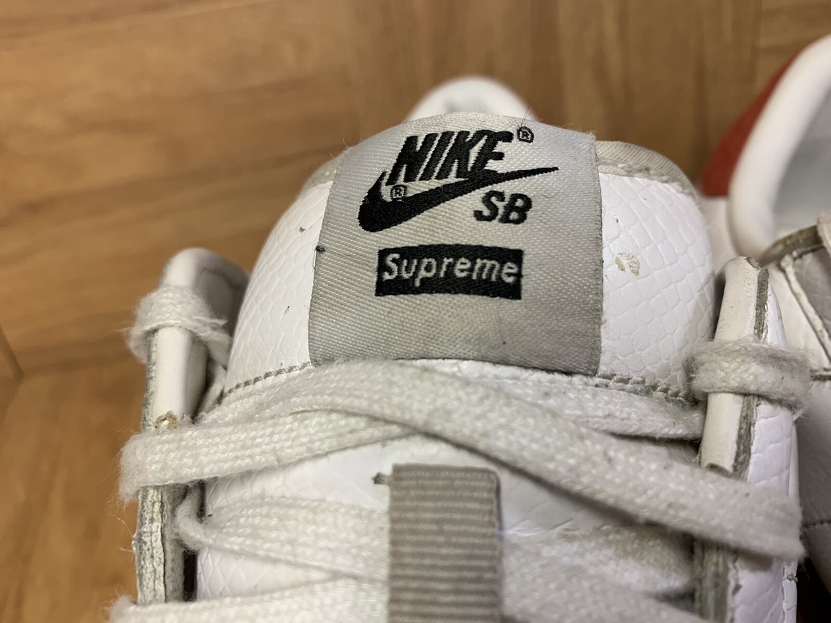 Nike supreme tennis classic shoes size 10.5 SUPREME X NIKE SB Tennis Classic Sneakers Volt Green Sz 12  main image 2