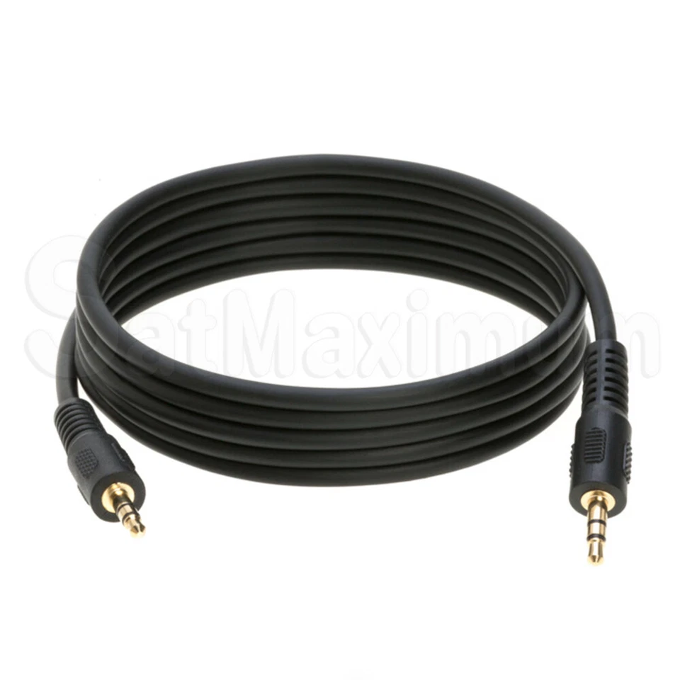 LOTE DE CABLE DE AUDIO AUX 3,5 mm a doble estéreo RCA 3 PIES 6 PIES 10 PIES 25 PIES 50 PIES 100 PIES Foto 2 de 4