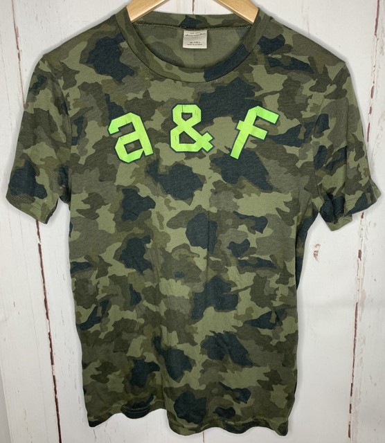 abercrombie and fitch camo shirt