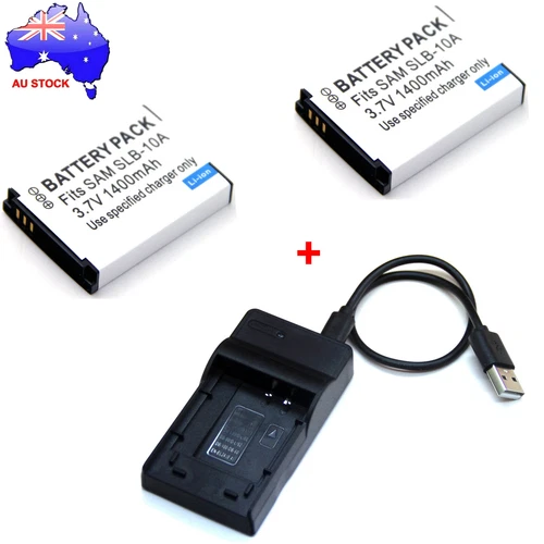 AUS Battery / Charger For Samsung WB150F WB200F WB280F WB350F WB500 WB-500 WB550 - Picture 1 of 7