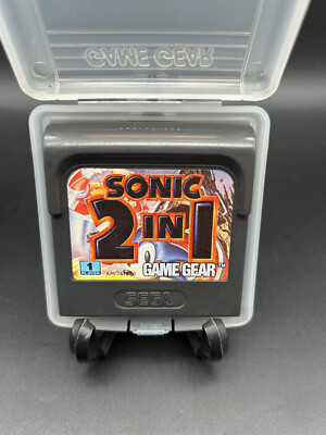 Sonic The Hedgehog 2 in 1 - SEGA Game Gear / GG - Modul - PAL / EUR - TOP