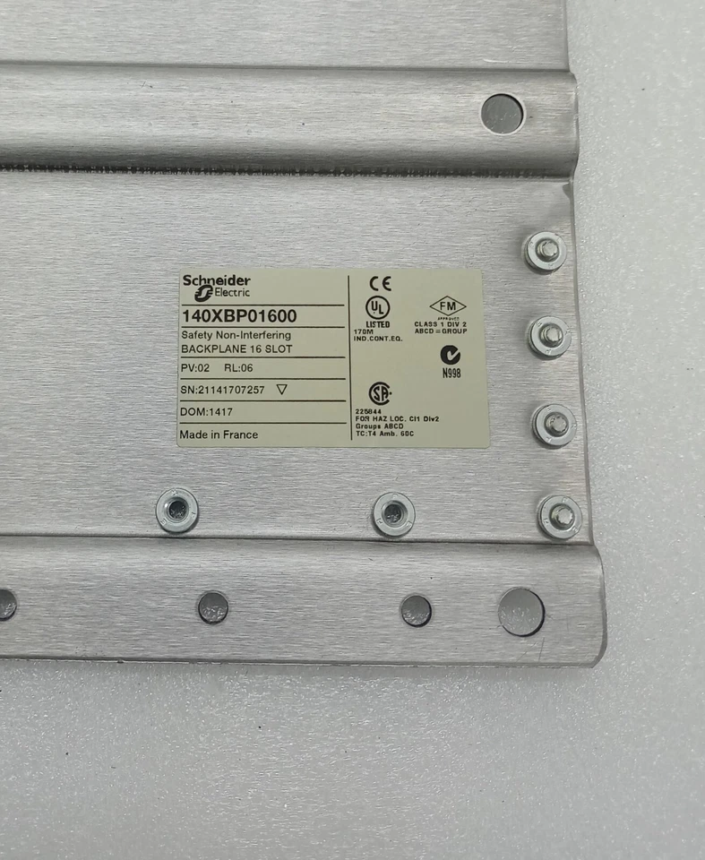 Modicon 140XBP01600 Modicon Backplane 16 Schlitz - Bild 4 von 4