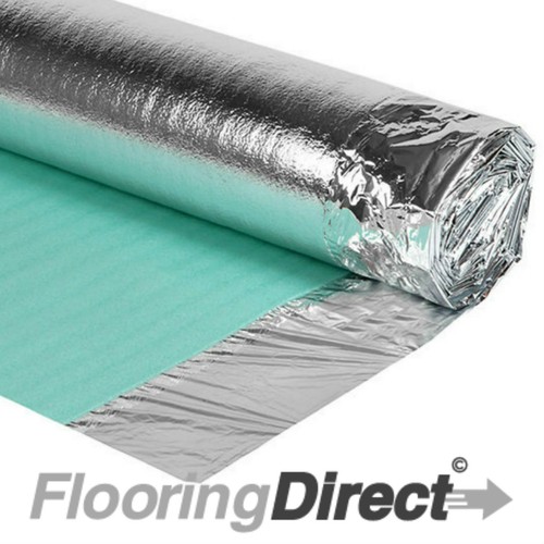 15m2 3mm Comfort Silver Acoustic Underlay For Wood & Laminate Flooring eBay