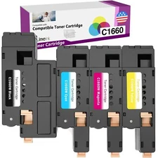 Limeink 4 Pack Compatible High Yield Laser Toner Cartridges Replacement for D...