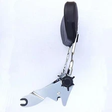 Adjustable Detachable Backrest Sissy Bar w/ pad For 07-15 Harley FLHR FLHX Black