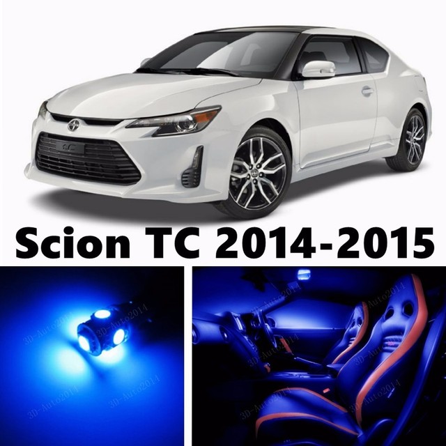 10pcs LED Blue Light Interior Package Kit for Scion TC 20142015 eBay